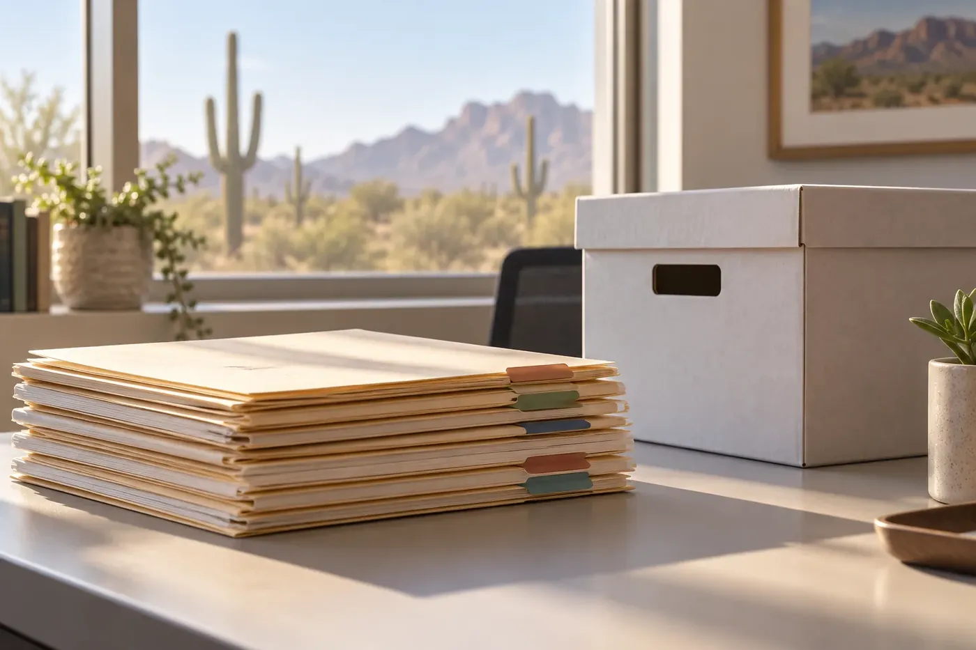 Medical-record folders representing former Bio Family Clinic patients seeking access to their files